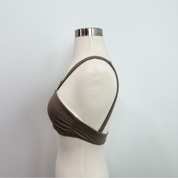 Andie Swim The Monaco Top Bikini Brown Sample - Picture 6 of 7